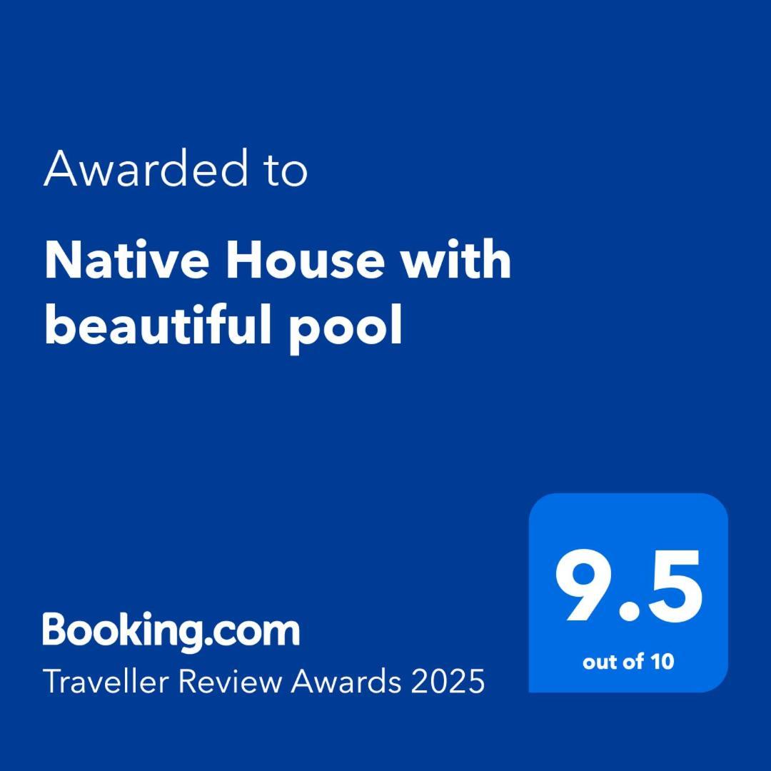 הוילה Bagac Native House With Beautiful Pool מראה חיצוני תמונה